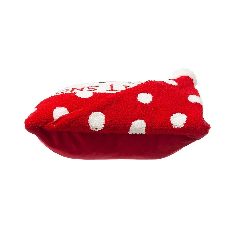 Glitzhome® Hooked 3D Snowman Throw Pillow Set