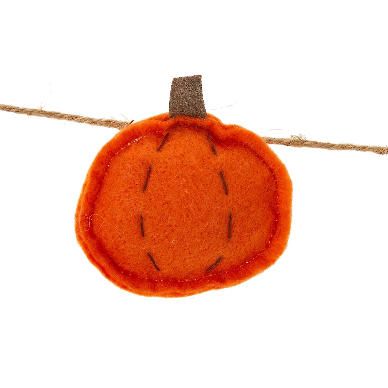 Glitzhome® 6ft. Fall Gnomes Fabric Garland