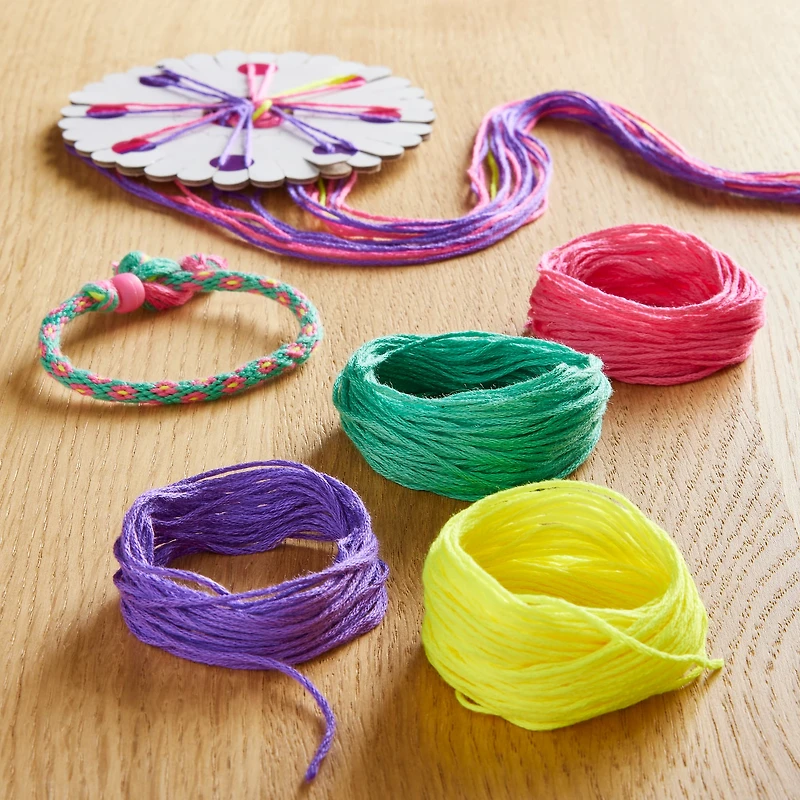 Neon Friendship Bracelet Kit by Creatology™