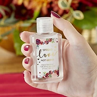 Kate Aspen® Burgundy Blush Floral Hand Sanitizer Wedding Party Favors, 12ct.