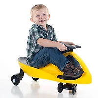 Toy Time Yellow Ride-On Wiggle Car