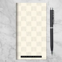 2026-2027 Checkerboard Small Monthly Pocket Planner