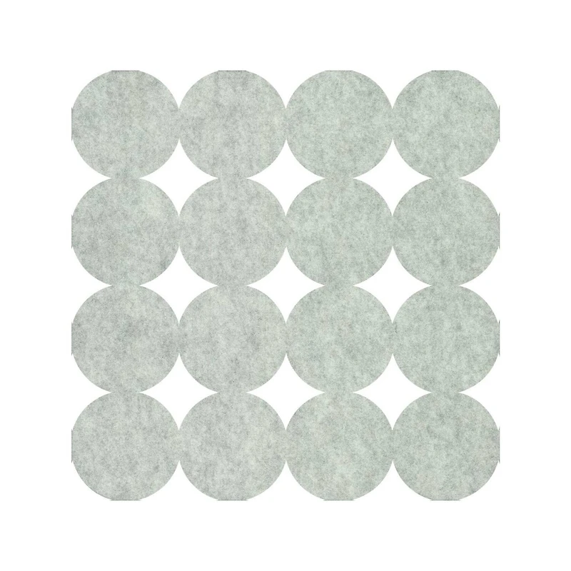 RoomMates White Modern Circles Acoustical Peel & Stick Tiles