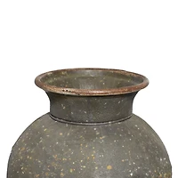 Brown Metal Rustic Vase Set