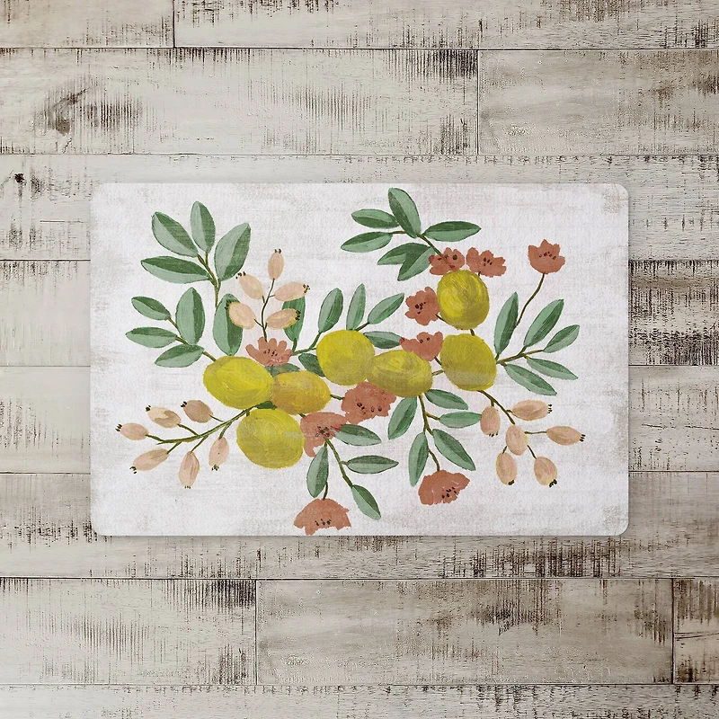Citrus Botanical 27" x 18" Floor Mat