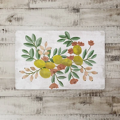 Citrus Botanical 27" x 18" Floor Mat