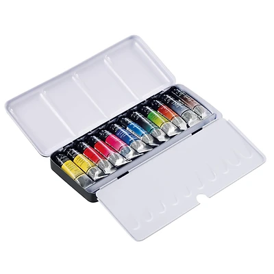 6 Pack: Sennelier French Artists' 12 Color Metal Tin Watercolor Set