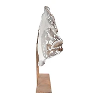 Hello Honey® Magnesia Halibut Fish on Metal Stand, 30" x 22.5"