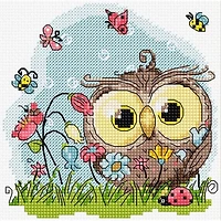 Luca-s Happy Owl Counted Cross Stitch Kit