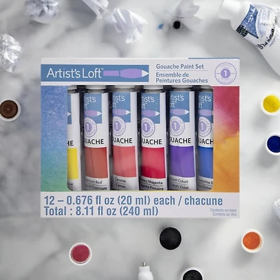 12 Color Gouache Paint Set by Artist's Loft™