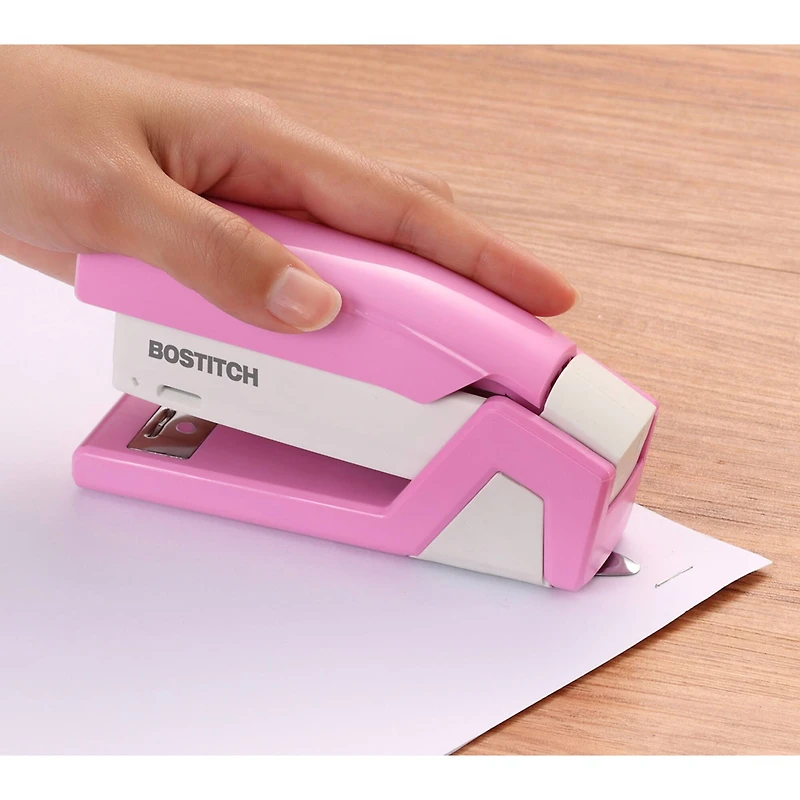 Bostitch inCOURAGE™ 20 Compact Stapler, Pink Ribbon