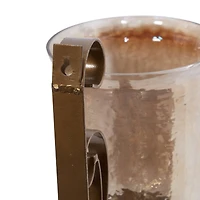 Brown Iron Traditional Candle Wall Sconce, 20" x 11" x 7"