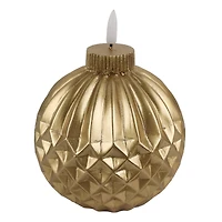 4.5" Ornament LED Wax Candle by Ashland
