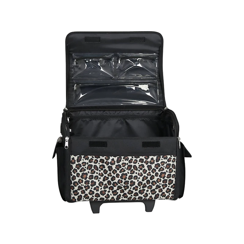 Everything Mary Leopard Sewing Machine Tote