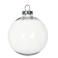 5" Clear DIY Plastic Ball Ornament by Make Market®