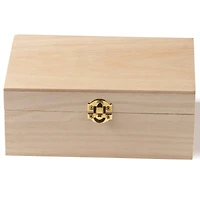 12 Pack: 8.5" Wood Trinket Box by Make Market®