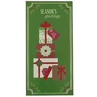 JAM Paper Season's Greetings Gifts Christmas Cards & Envelopes Set