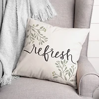 Refresh Floral 18" x 18" Throw Pillow