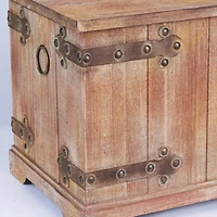 Household Essentials Hinge Decorative Trunk