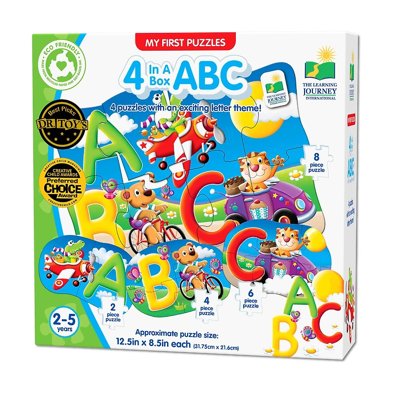My First Puzzles - 4 In A Box - ABC: 20 Pcs