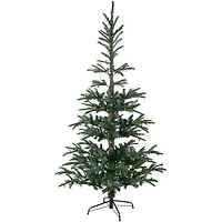6.5ft. Pre-Lit Nordmann Fir Artificial Christmas Tree, Warm White LED Lights