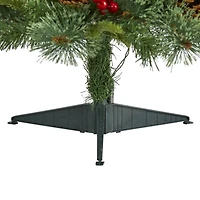 3ft. Pre-Lit Norway Mixed Pine Artificial Christmas Tree, Clear LED Lights