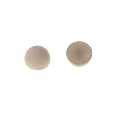 0.95" Wood Bead Halves by Make Market®