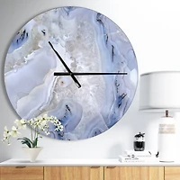 Designart Agate Stone Wall Clock