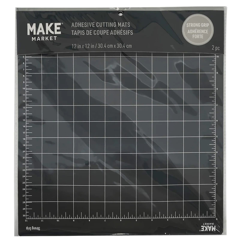 12" x 12" Strong Grip Adhesive Cutting Mats, 2ct. by Make Market®