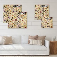 Designart - Wildflowers Floral Pattern II