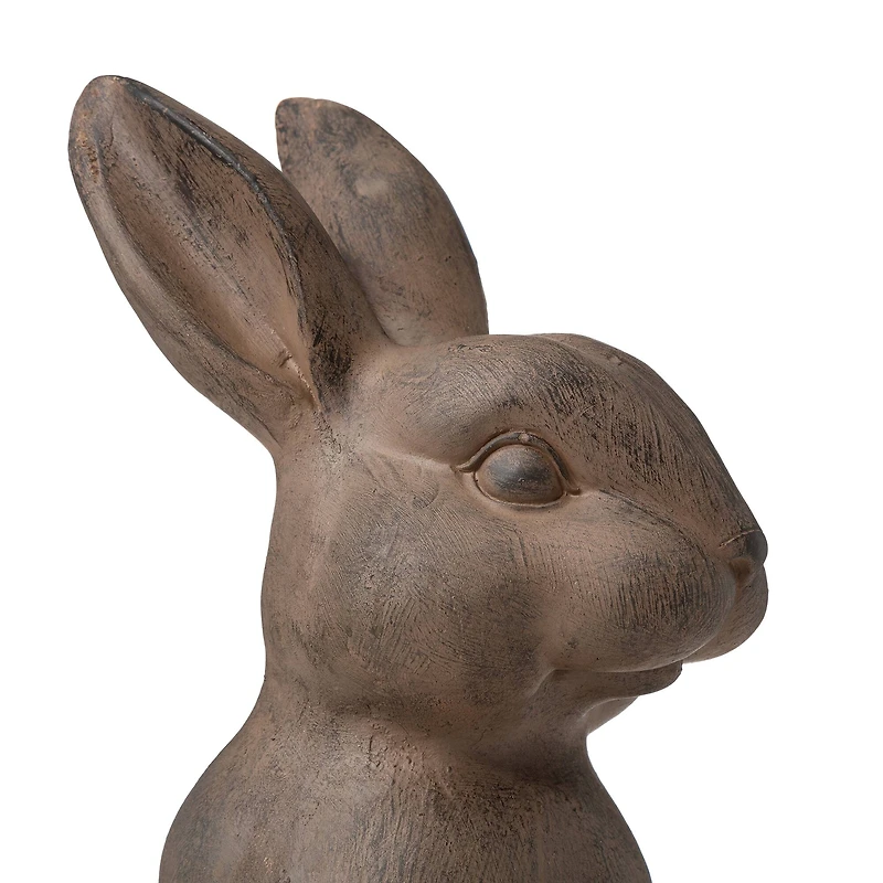Glitzhome® 23" Standing Rabbit Statue