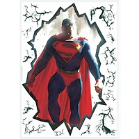 RoomMates Alex Ross Superman Cracked Peel & Stick Giant Wall Decal