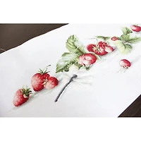 Luca-s Etude With Strawberries Counted Cross Stitch Kit