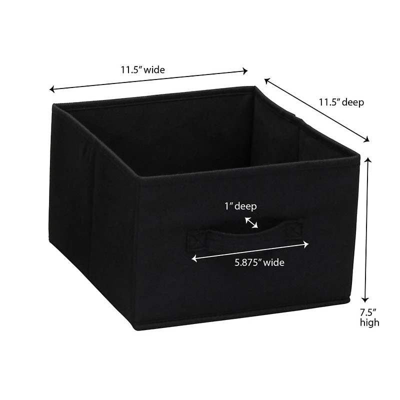 Household Essentials 11.5" Open Storage Box