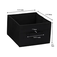Household Essentials 11.5" Open Storage Box