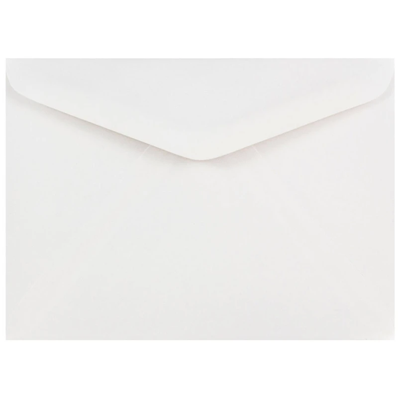 JAM Paper White A7 Invitation Envelopes with V-Flap, 100ct.