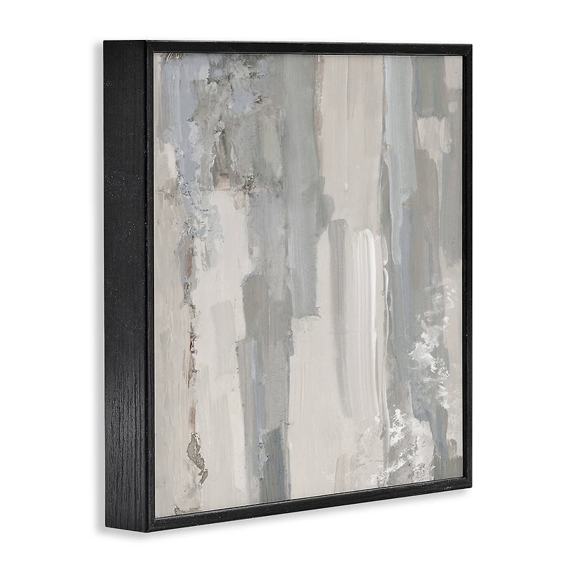 Stupell Industries Grey Brushed Abstract Arrangement Framed Giclee Art