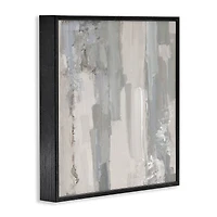 Stupell Industries Grey Brushed Abstract Arrangement Framed Giclee Art