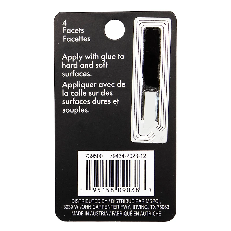 3.7mm Crystal Baguette Glue-On Austrian Crystals by Bead Landing™, 10ct.