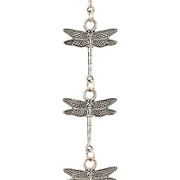 12 Pack:  Silver Plated Dragonfly Connectors, 28mm by Bead Landing™