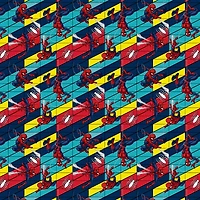Marvel® Spider-Man Swinging Cotton Fabric