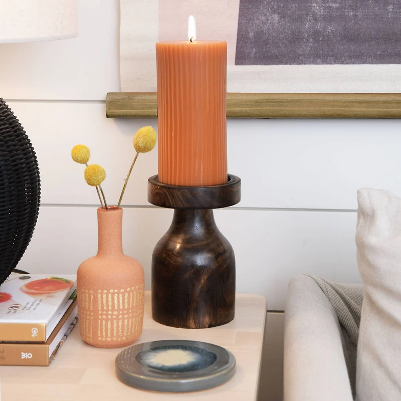 Hello Honey® Reactive Glaze Stoneware Coasters Set