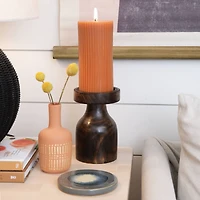 Hello Honey® Reactive Glaze Stoneware Coasters Set