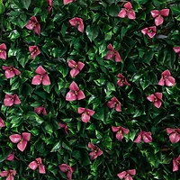 40" x 80" Artificial Bougainvillea Expandable Privacy Fence Screen