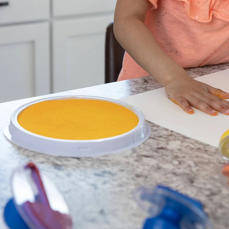 Center Enterprises Ready2Learn™ Jumbo Yellow Washable Stamp Pad, 6ct.