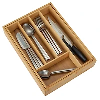 Kitchen Details Bamboo Expandable Cutlery Tray