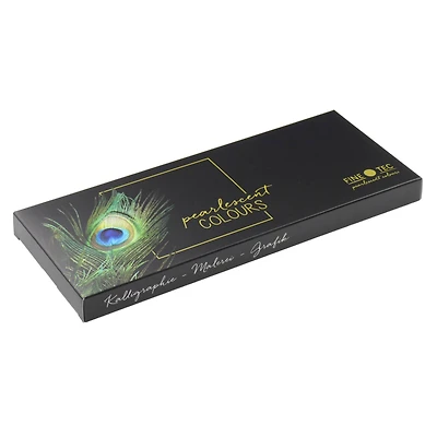 Finetec Pearlescent Rainbow Watercolor 12 Color Tin Set