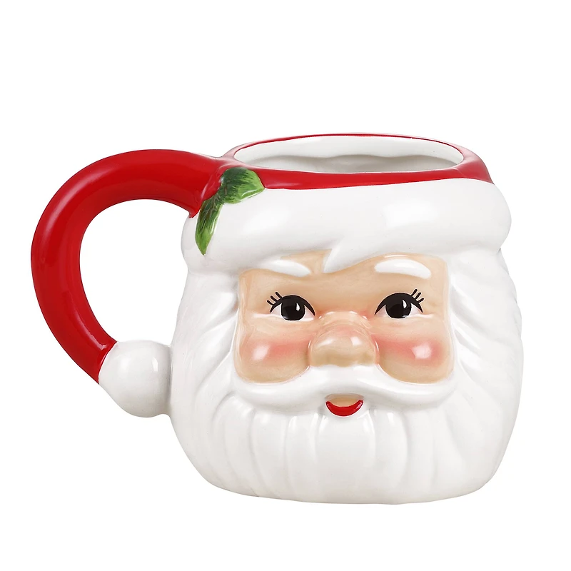 Mr. Christmas Santa Mugs & Plates Set