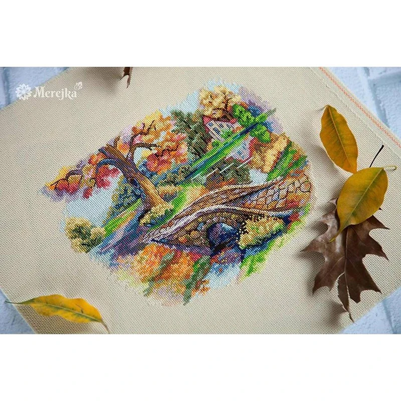 Merejka Autumn Landscape Counted Cross Stitch Kit