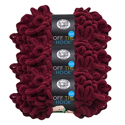 3 Pack Lion Brand® Off The Hook™ Solid Yarn